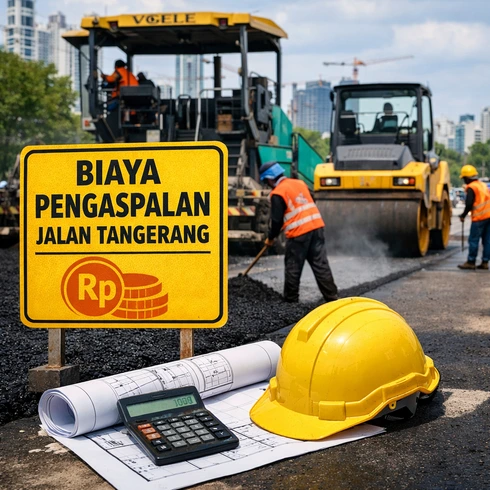 biaya pengaspalan jalan tangerang
