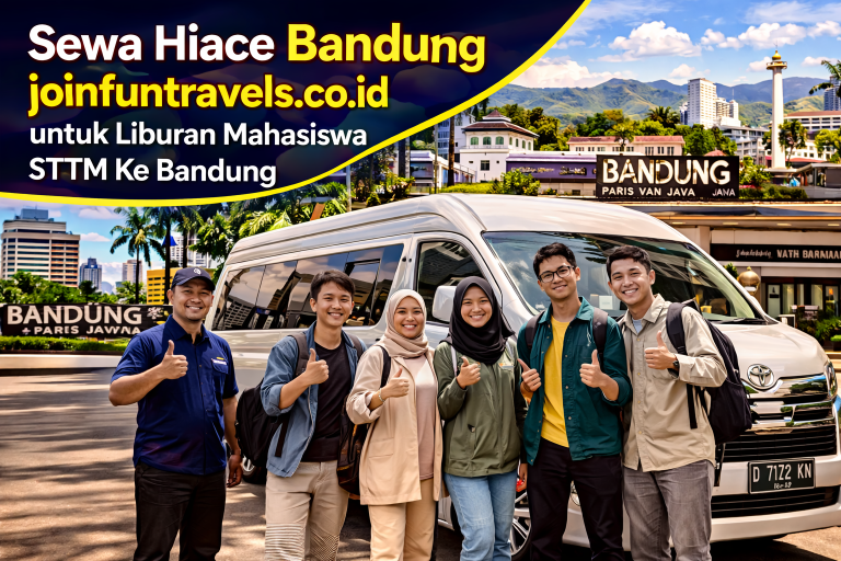 sewa Hiace Bandung joinfuntravels.co.id